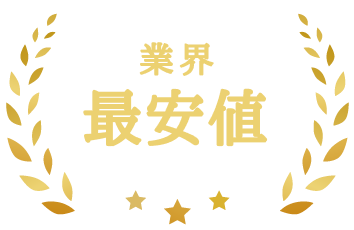 業界最安級の格安価格